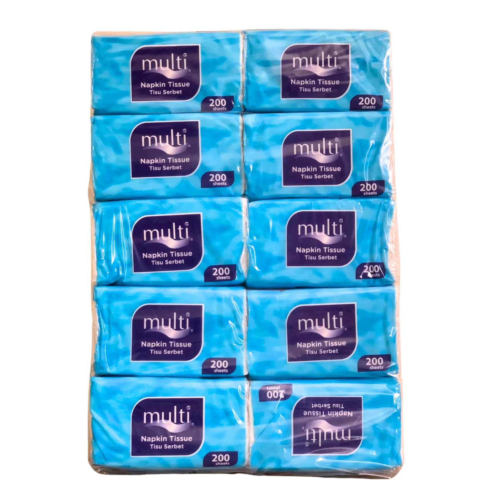 Multi Napkin Tissue 10 Pcs x 200 Sheets